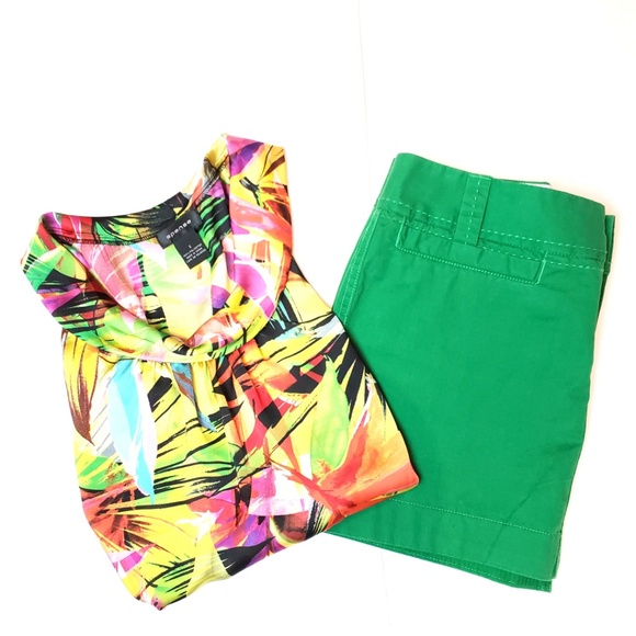 Spense tropical print sleeveless top, S - Picture 8 of 8